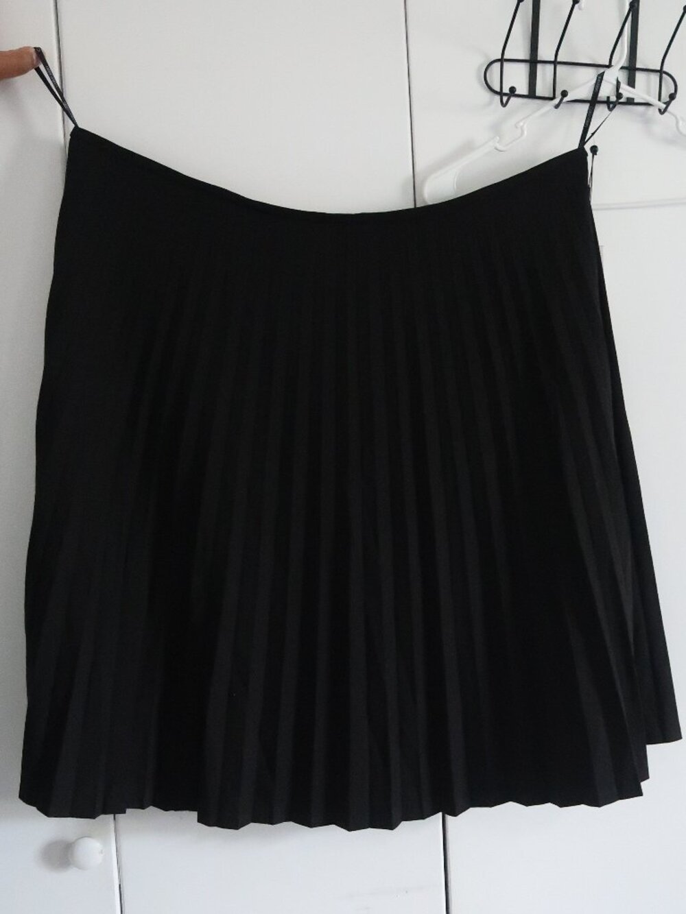 Calvin Klein pleated black suit skirt, size 22W, plus size NWT